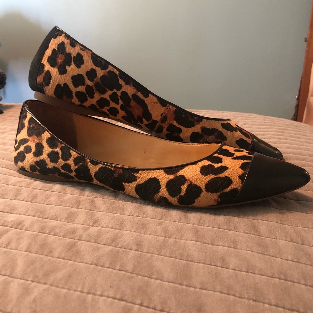 Gianni Bini Leopard Flats